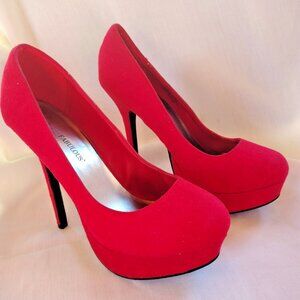 Just Fabulous Brand Red Shoes